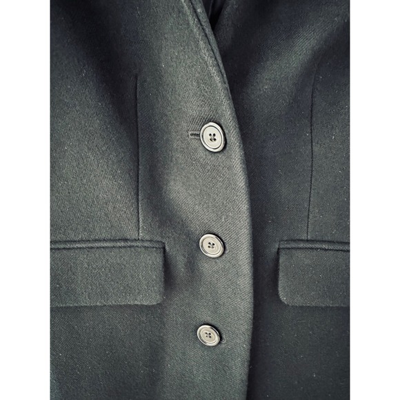 J CREW Women's Nello Gorilla Wool Midi Peacoat- Black - Picture 5 of 12